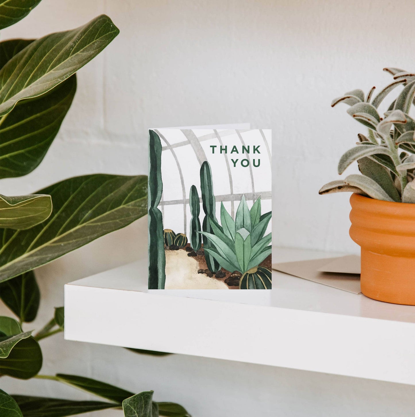 Thank You Cactus Greeting Card
