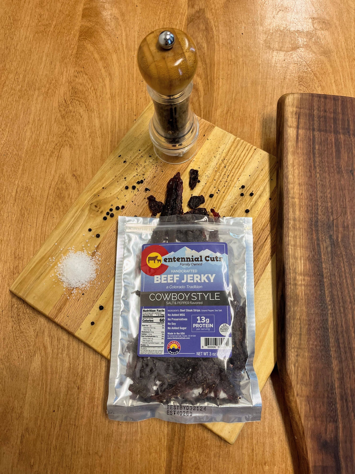 3 oz Cowboy Style Beef Jerky