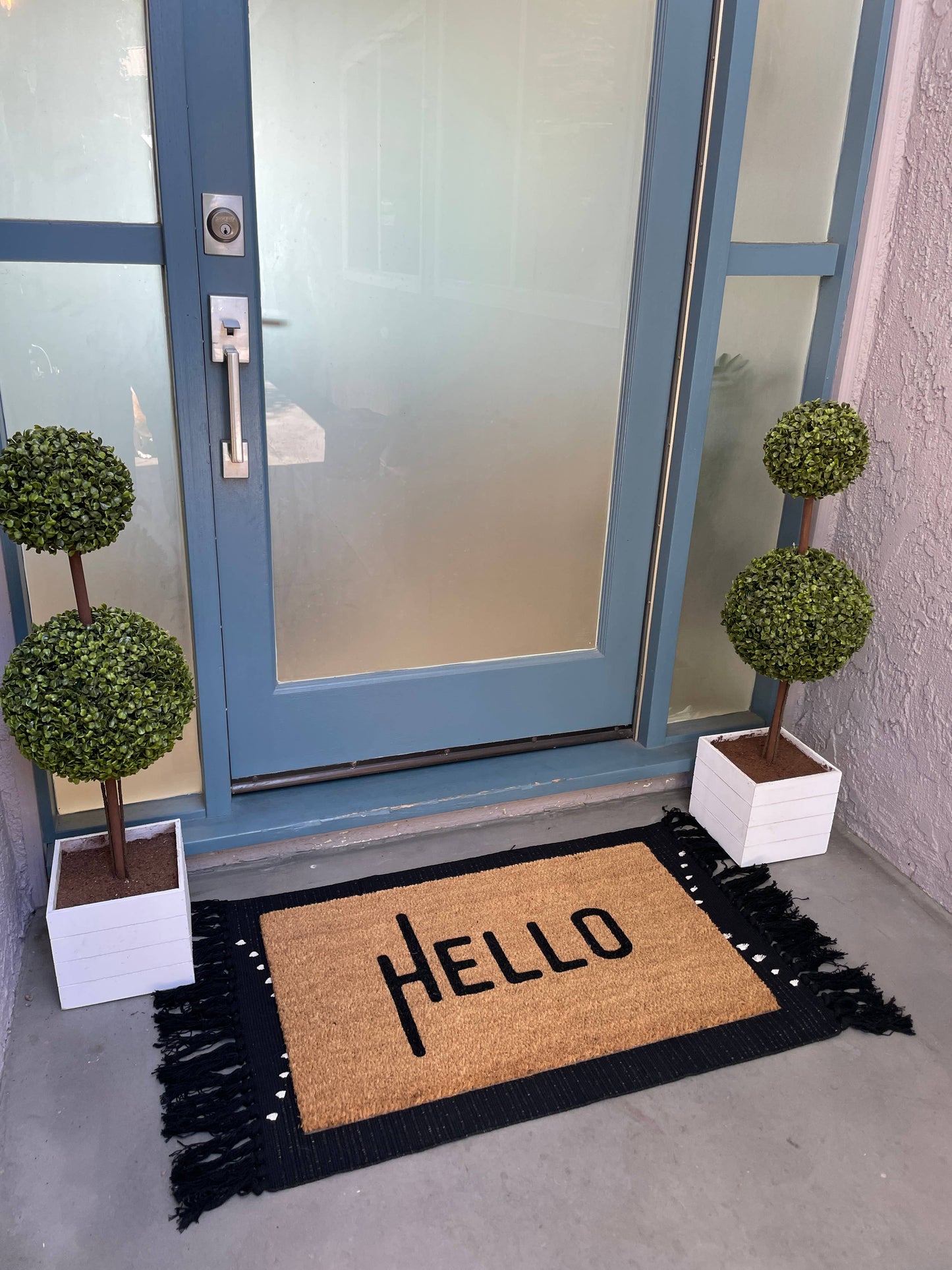 Black Boho Accent Rug