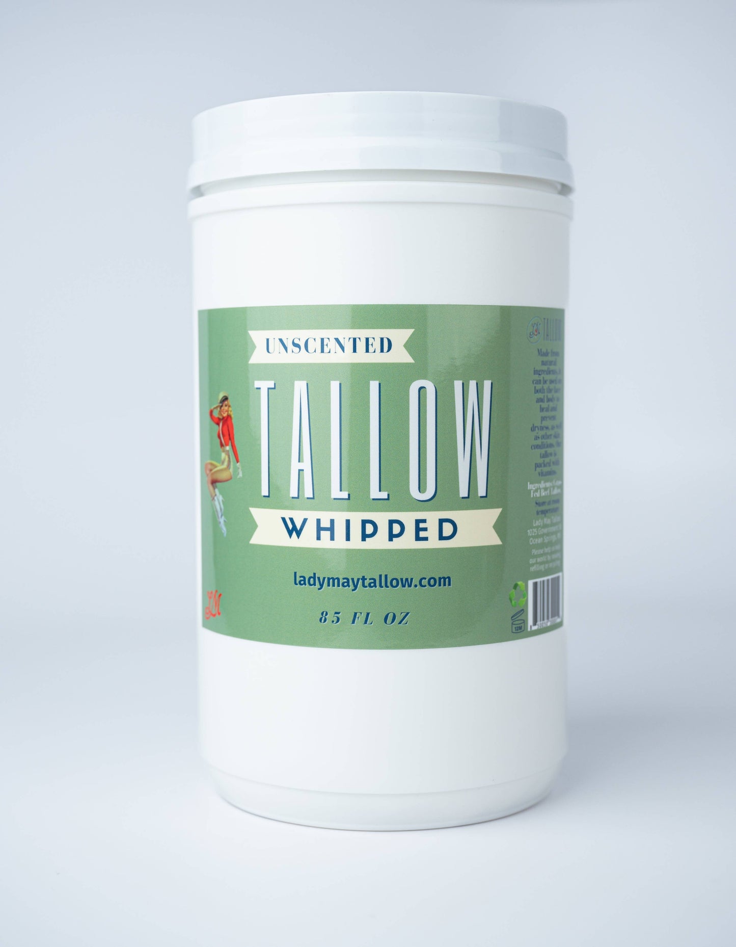Whipped Tallow – All-Natural Moisturizer | Choose Scent & Size (2oz–85oz)
