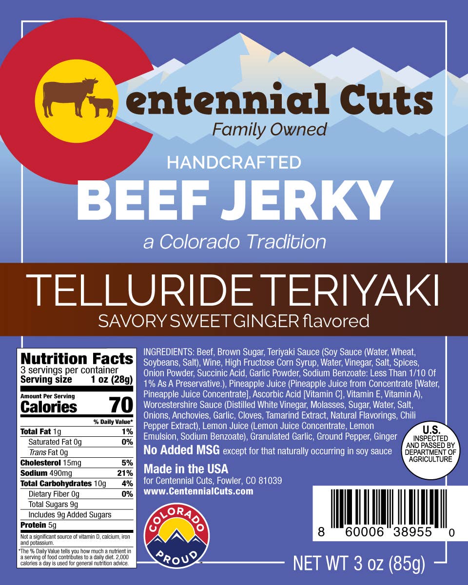 3 oz Telluride Teriyaki