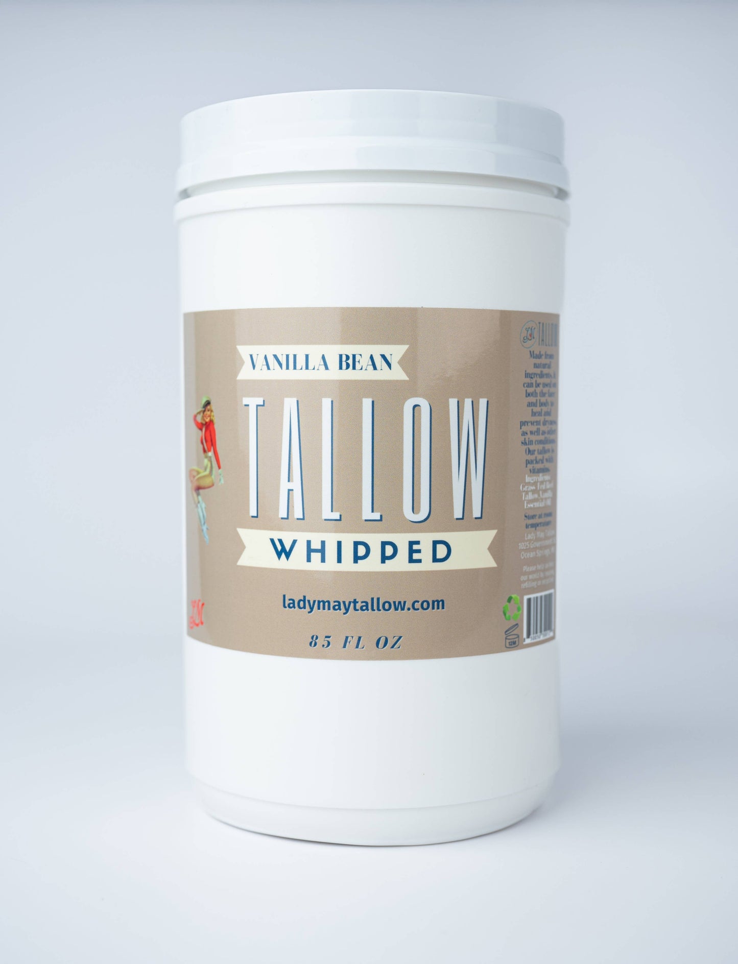 Whipped Tallow – All-Natural Moisturizer | Choose Scent & Size (2oz–85oz)