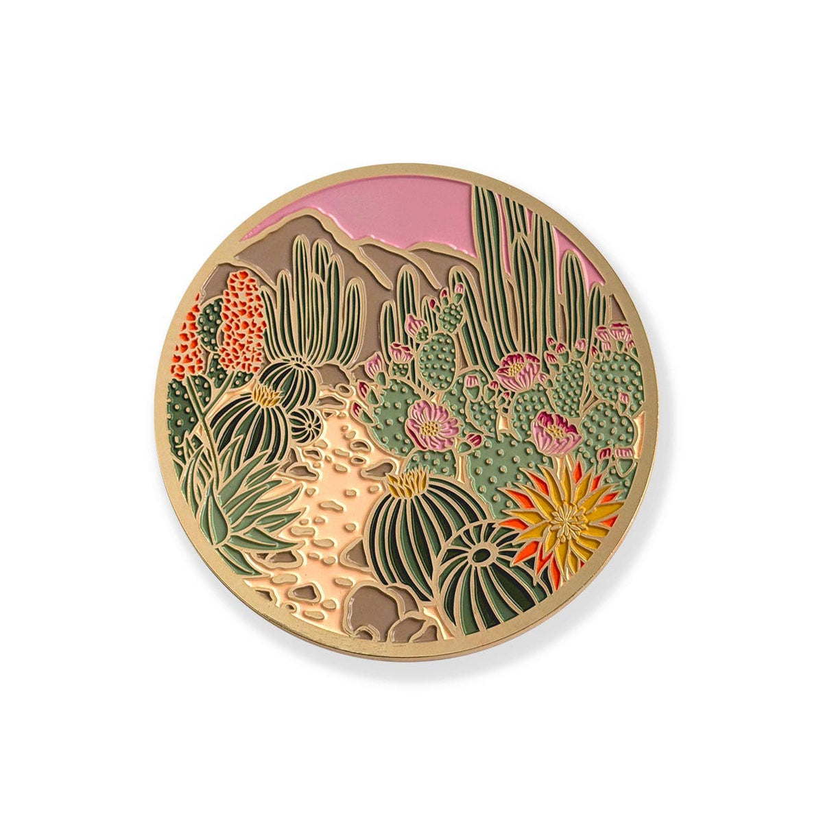 Blooming Desert Gold Drink Coasters | Hostess Gifts