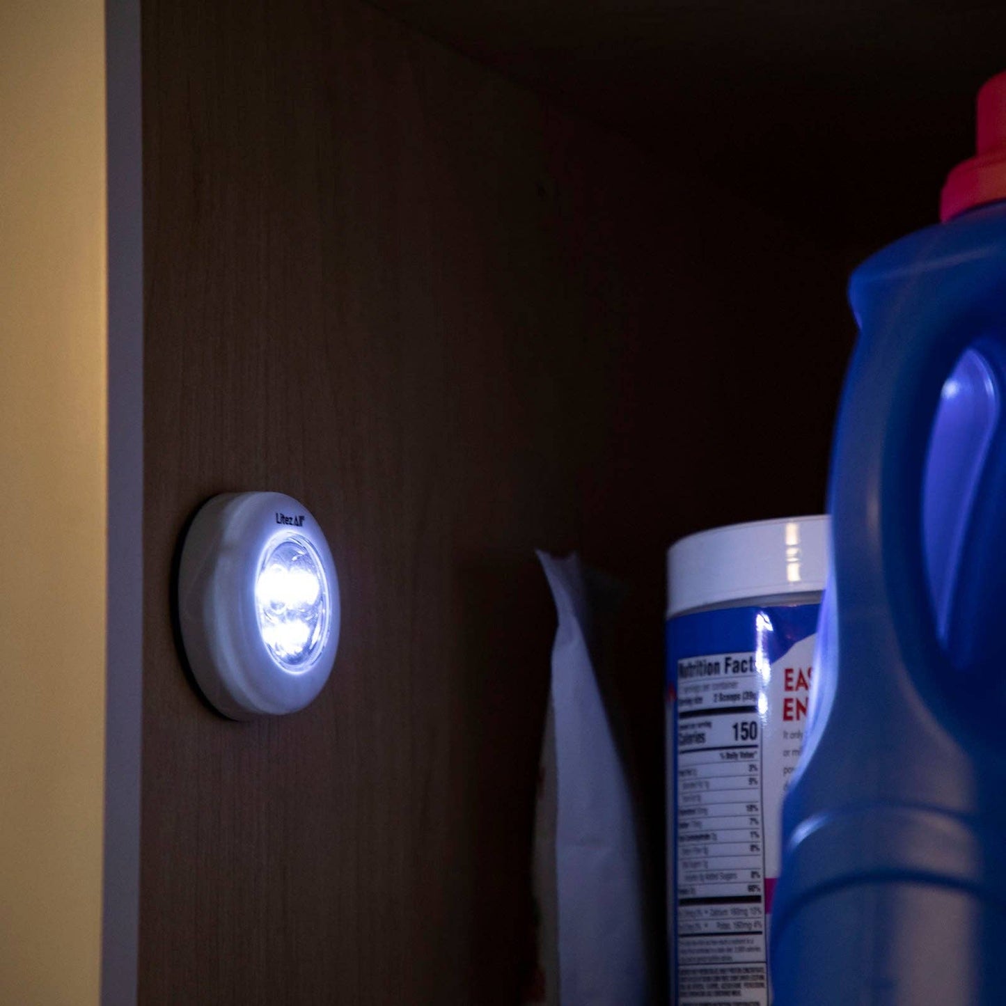 LitezAll LED Puck Light 6 Pack