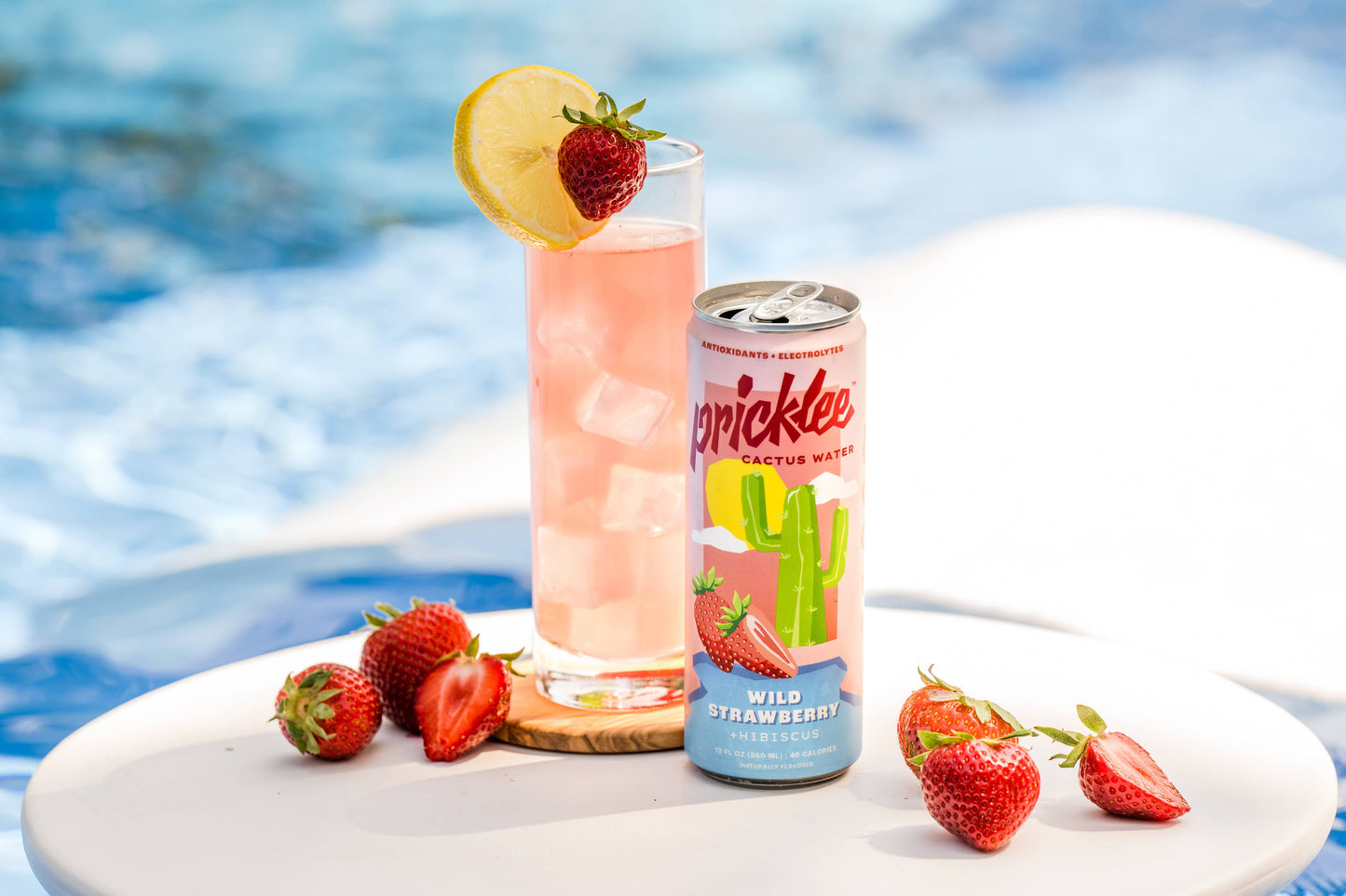 Pricklee Cactus Water - Wild Strawberry (12-pack)
