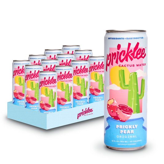 Pricklee Cactus Water - Prickly Pear (12-pack)