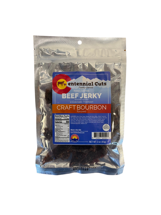3 oz Craft Bourbon Beef Jerky