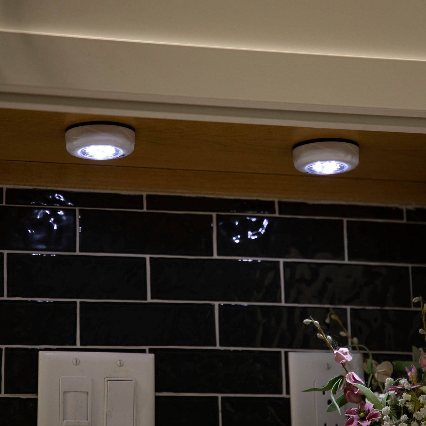 LitezAll LED Puck Light 6 Pack