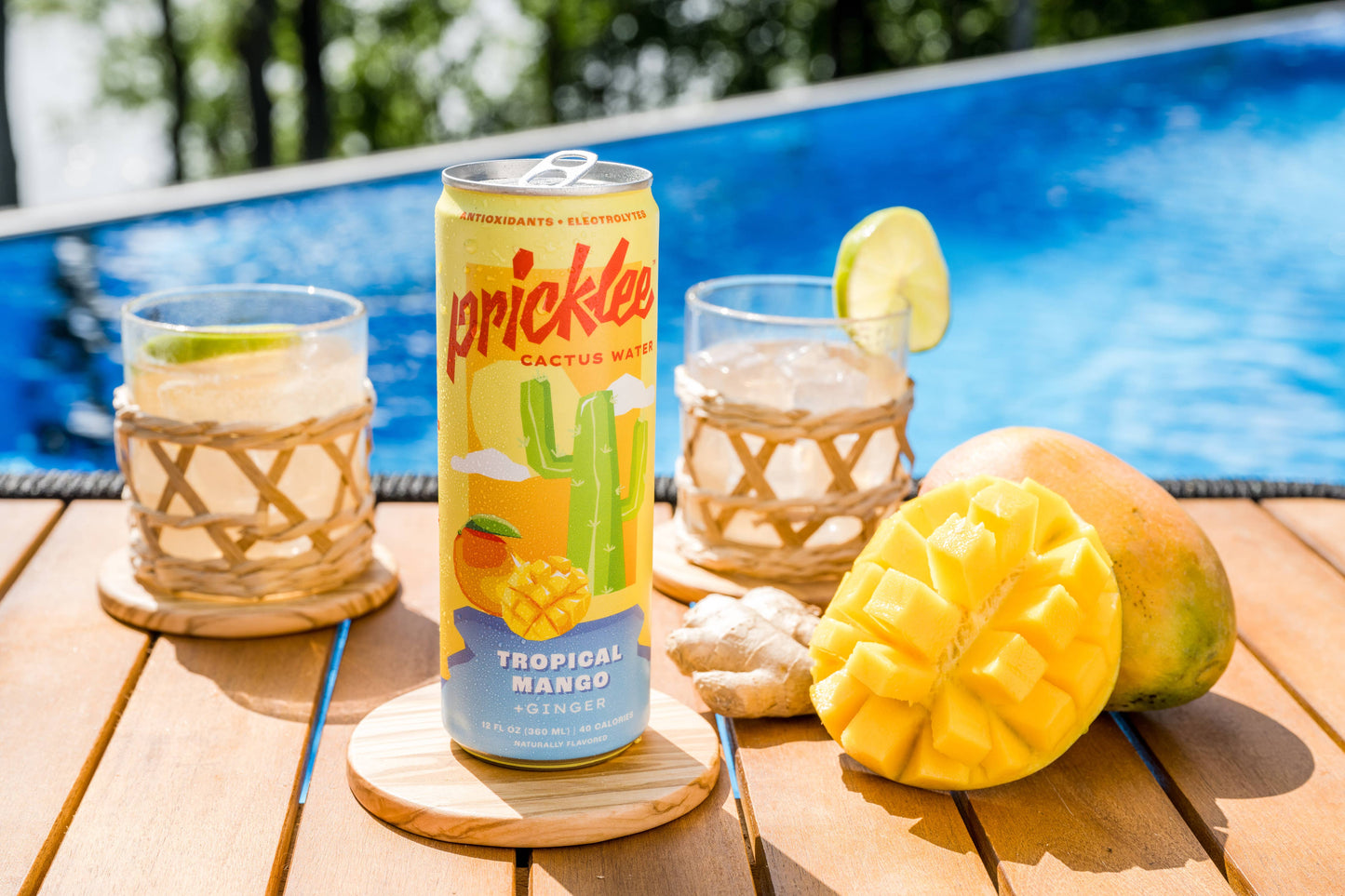 Pricklee Cactus Water - Tropical Mango (12-pack)