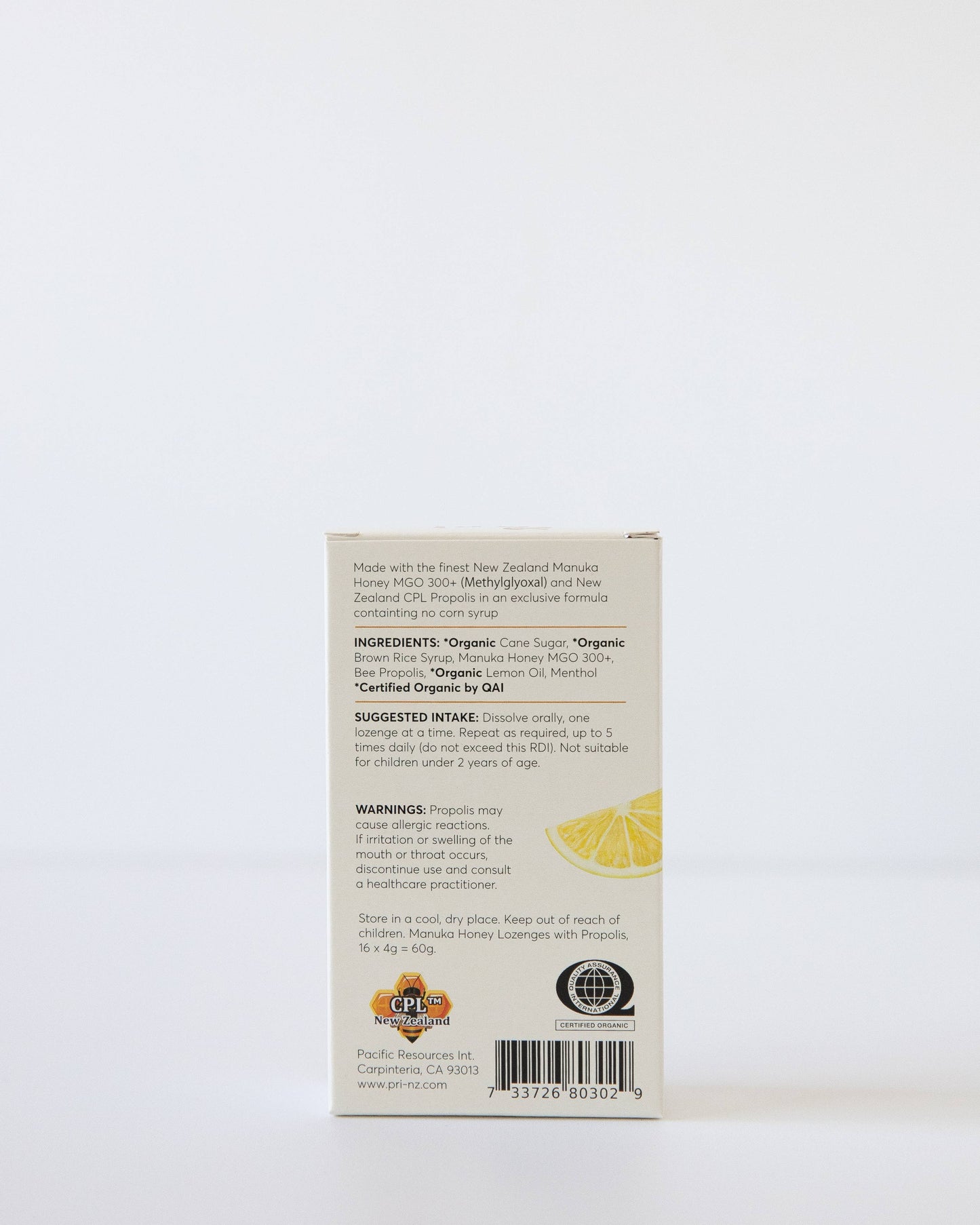 Manuka Honey Lozenges Lemon & Honey