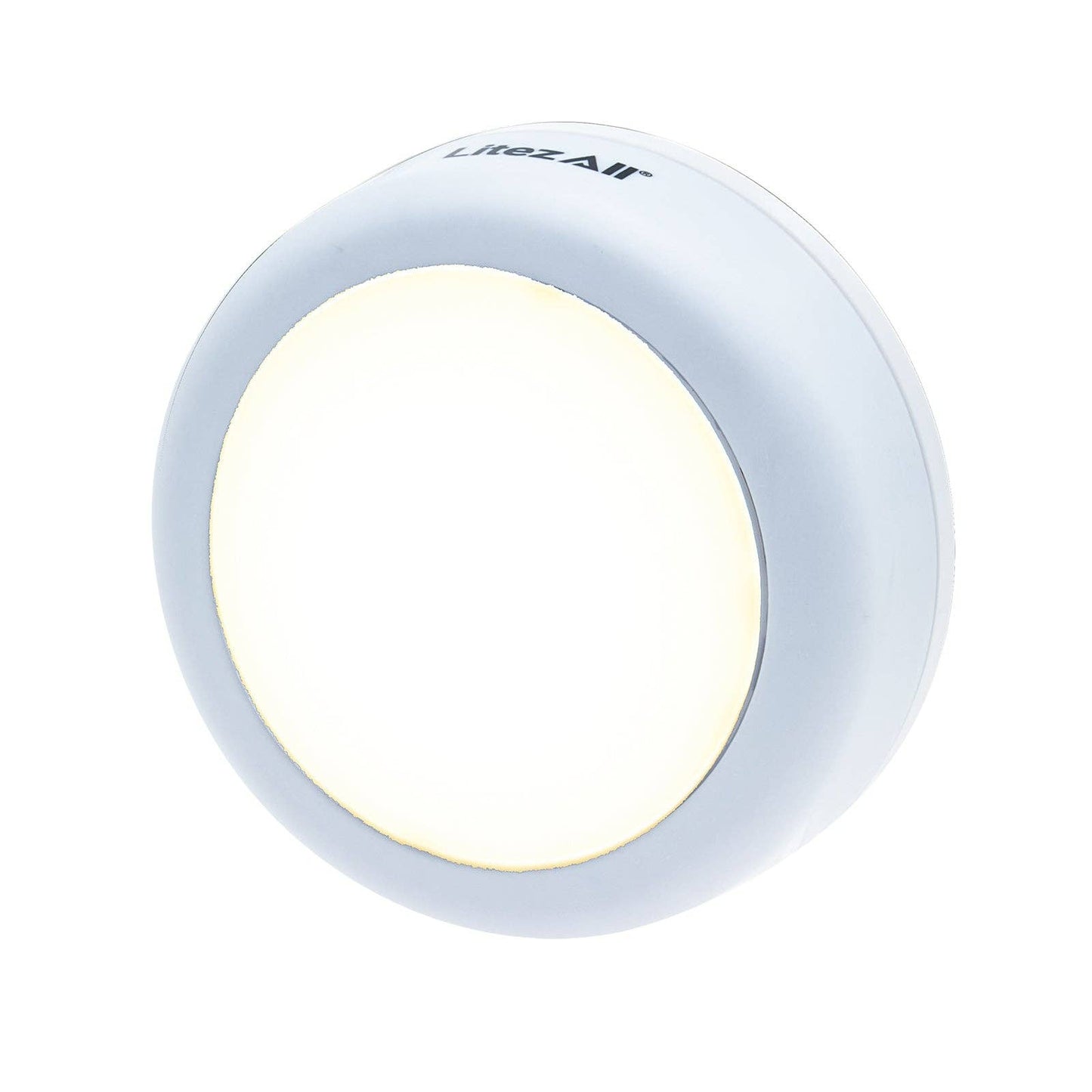 LitezAll Remote Control RGB Puck Lights 3 Pack