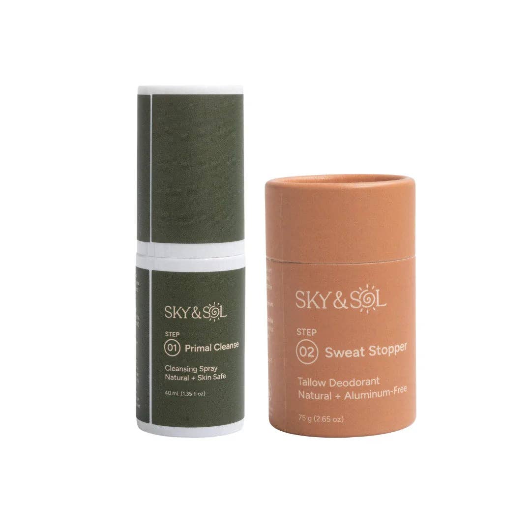 Two-Step Freshness Formula – Natural Deodorant System