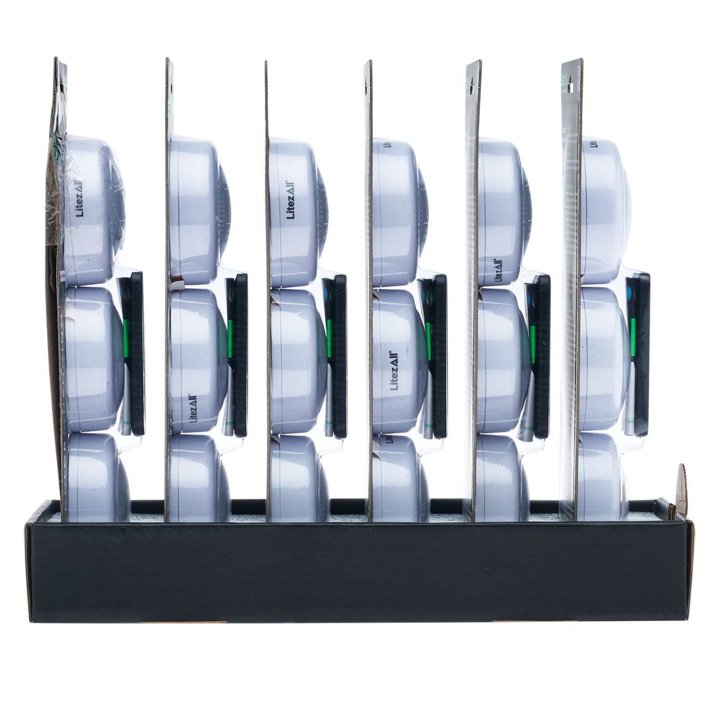 LitezAll Remote Control RGB Puck Lights 3 Pack