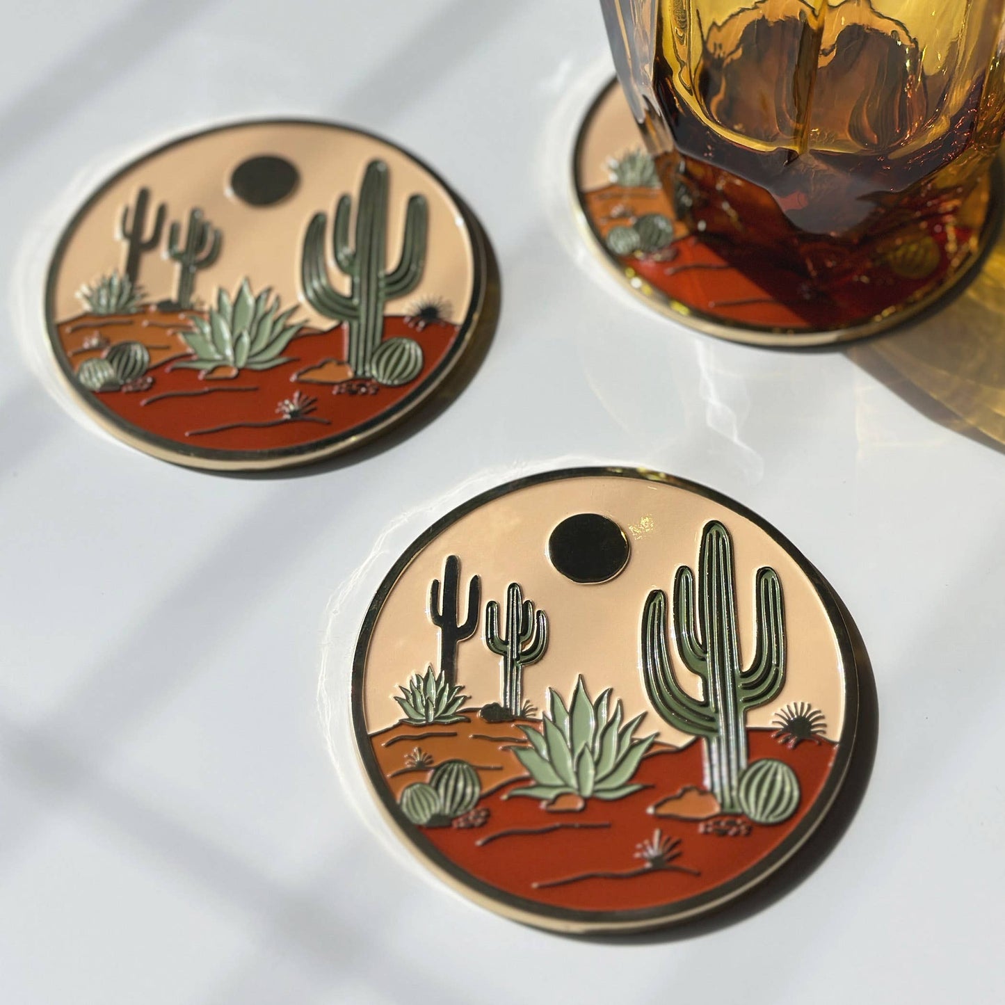 Warm Desert Luxe Coaster | Summer Gift + Garden Gift