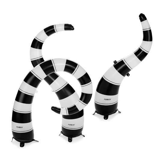 Black and White Halloween Lawn Snakes