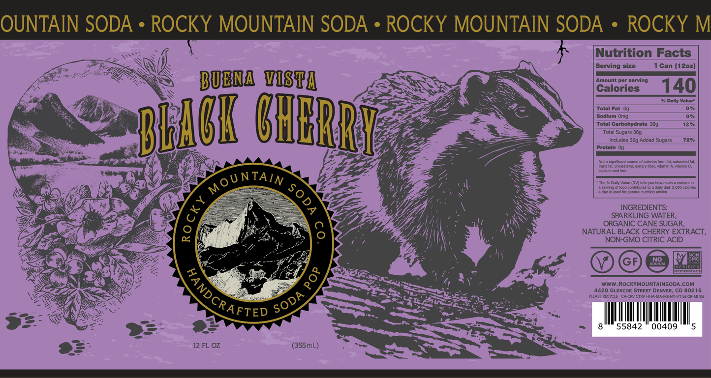 Buena Vista Black Cherry Cans