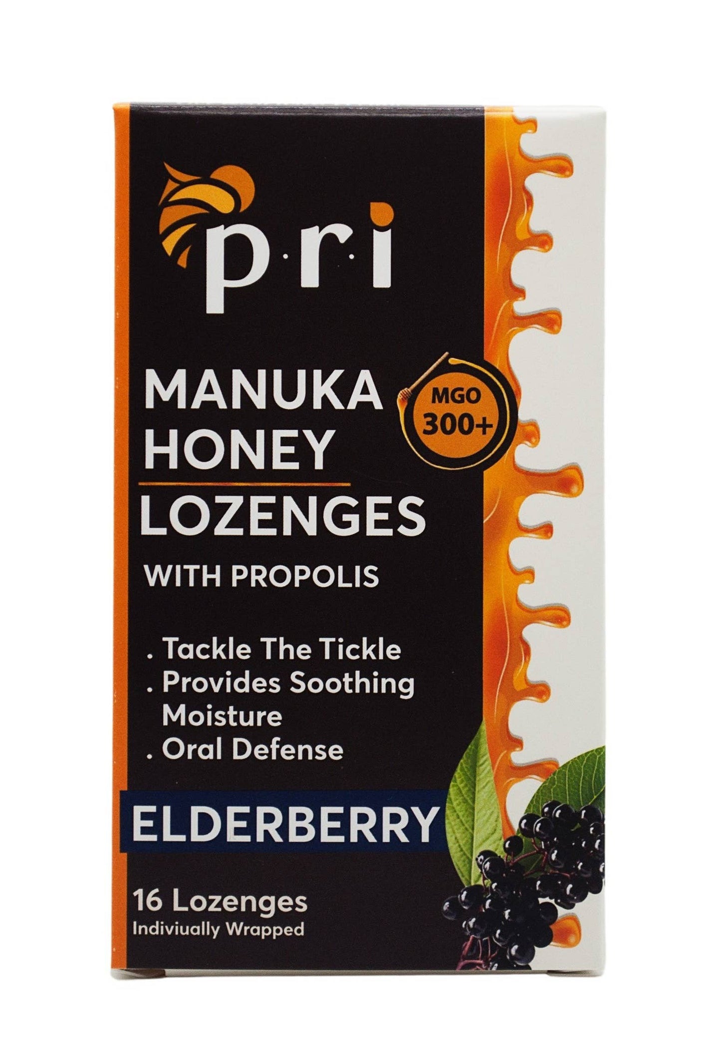 Manuka Honey Propolis Lozenge, Elderberry