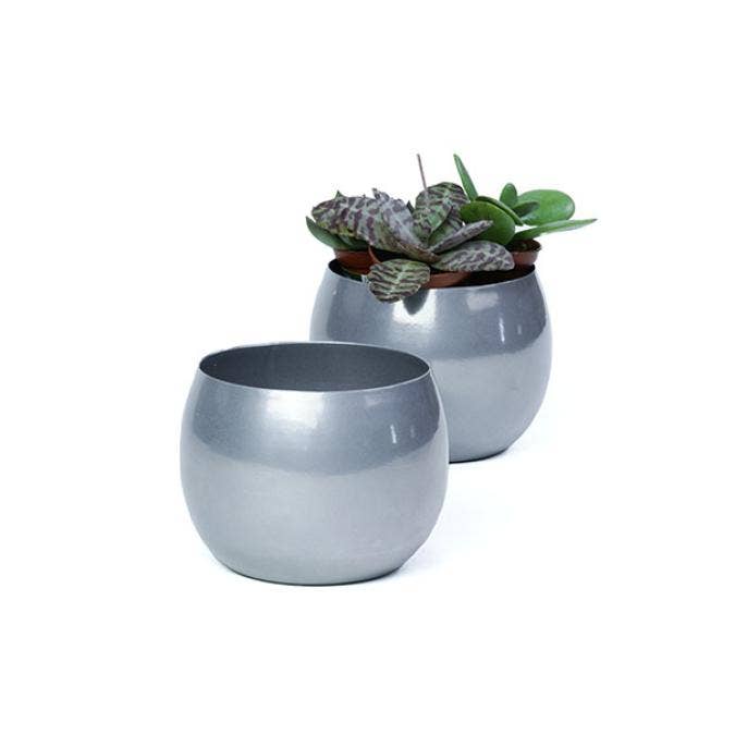 Bubble Bowl Silver Finish
