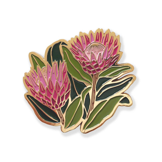 King Protea Gold Drink Coasters | Valentine Gifts
