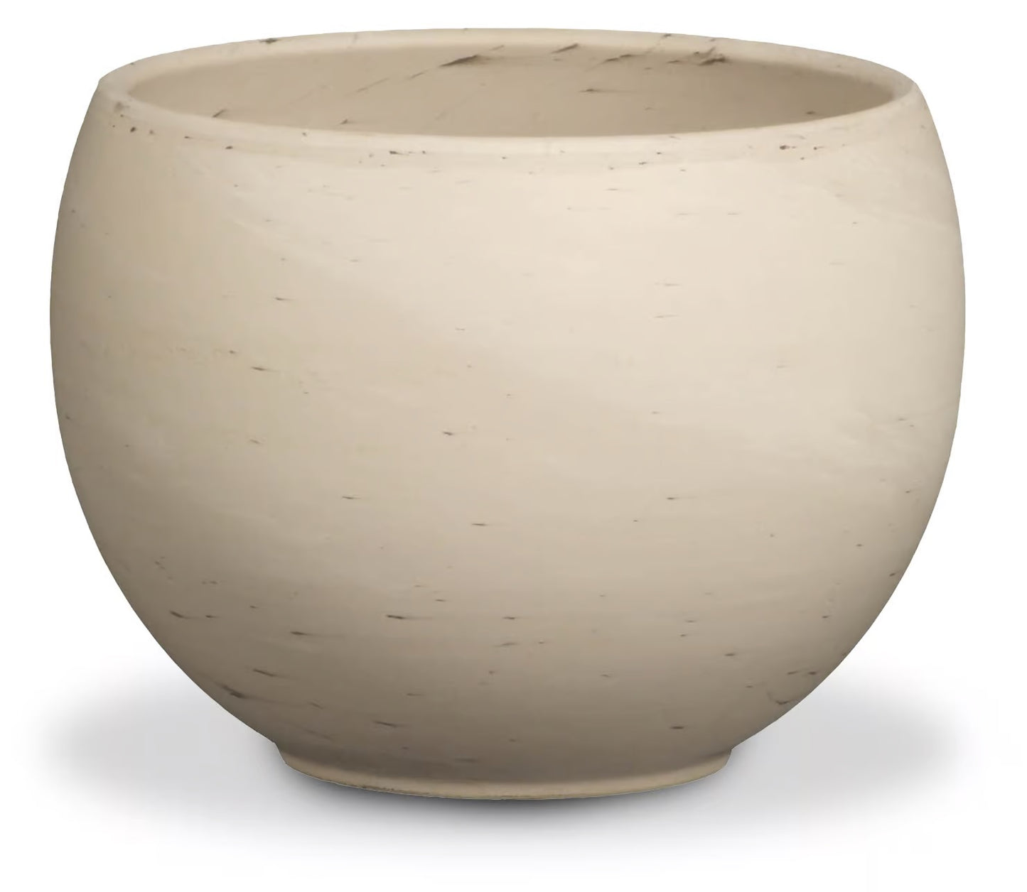 Luna Sphere Pot 4.75” - Granite Marbled Clay