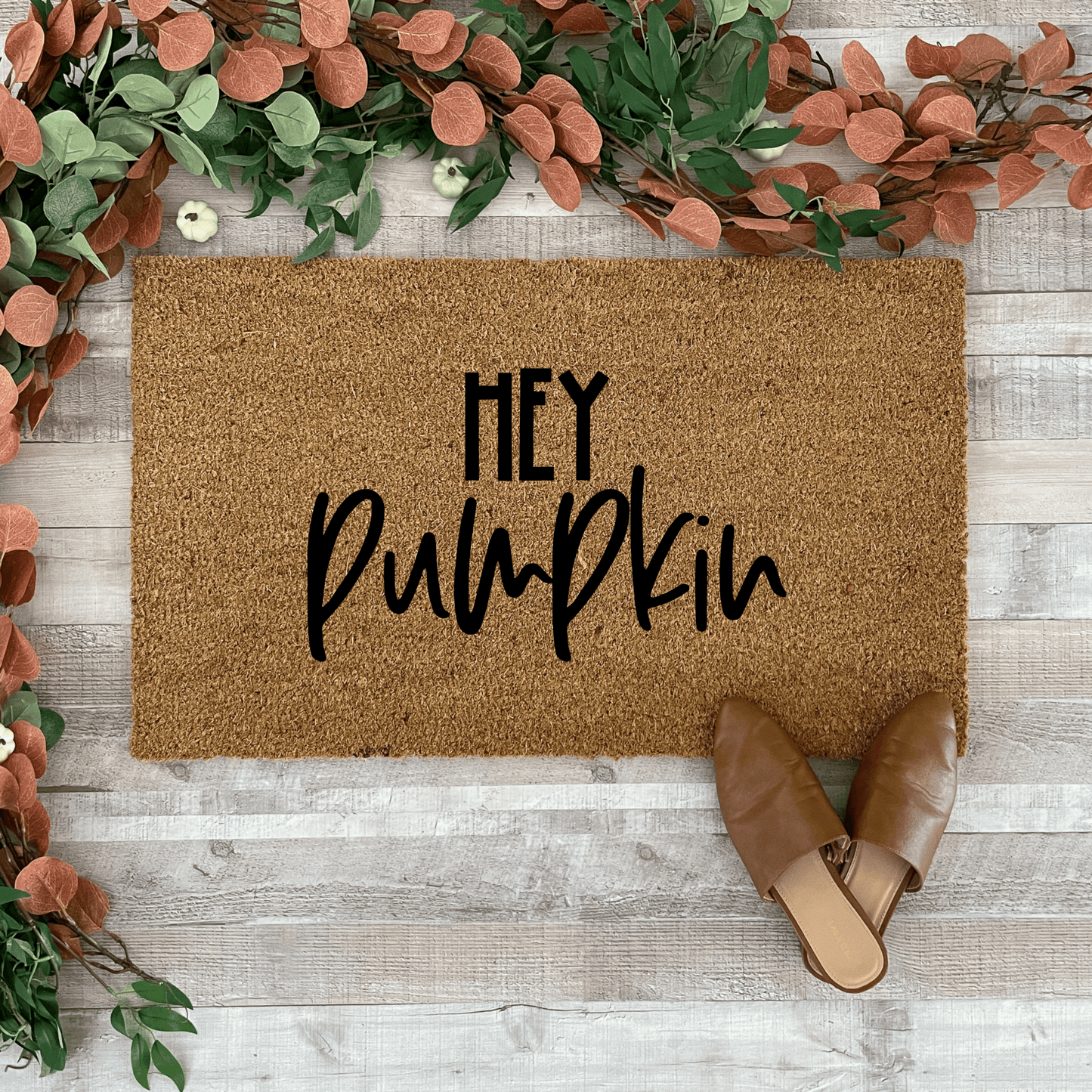 Hey Pumpkin Fall Doormat