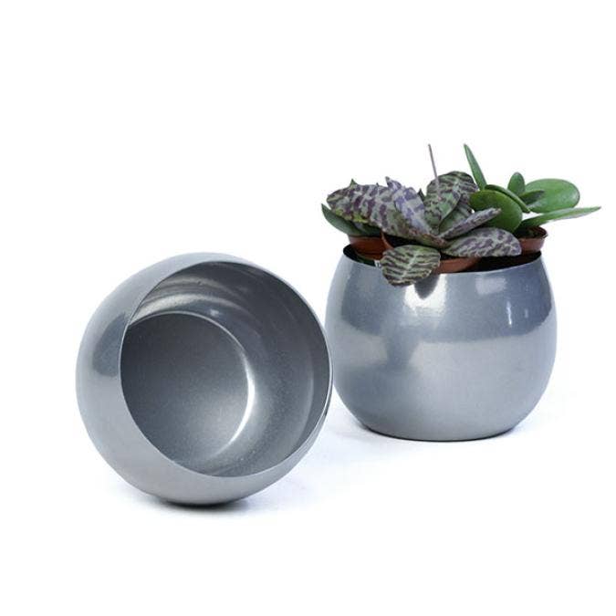 Bubble Bowl Silver Finish