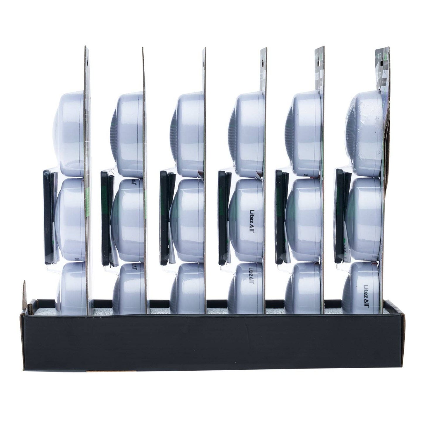 LitezAll Remote Control RGB Puck Lights 3 Pack