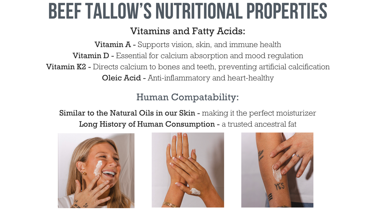 9oz Manuka Honey & Rosehip Tallow Body Butter