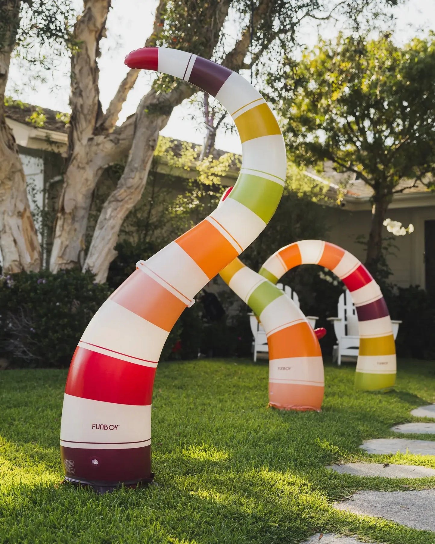 Colorful Halloween Lawn Snakes