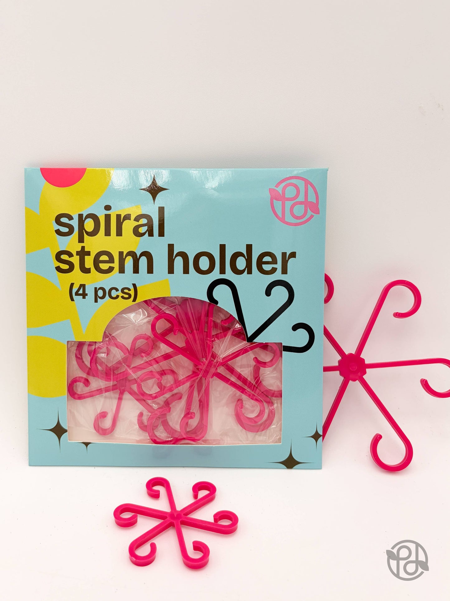 Spiral Stem Holder (Set of 4)